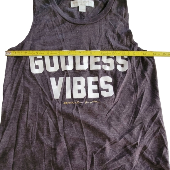 Spiritual Gangster Black And White Goddess Vibes Tank Top Size XS Womens - Picture 4 of 10